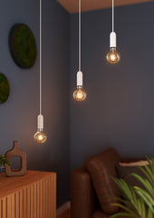 Bílé stropní svítidlo E27 max 15 W VINTAGE ROUND OSRAM