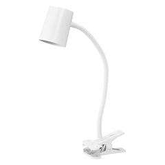 Černá stolní lampa s klipemU10 9W OFFICE DESK TRAPEZIUM OSRAM