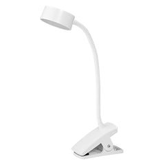 Bílá stolní lampa připínací USB 4.8W CYLINDER, laditelná bílá OSRAM