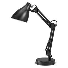 Černá stolní lampa E27 11W OFFICE LINE DESK PEAR OSRAM