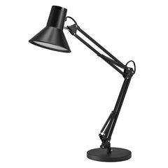 Černá stolní lampa stmívatelná 9W OFFICE DESK RETRO, teplá bílá OSRAM