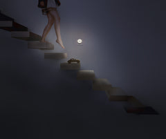 Orientační svítidlo LUNETTA® Backlight Ellipse, bílá, teplá bílá