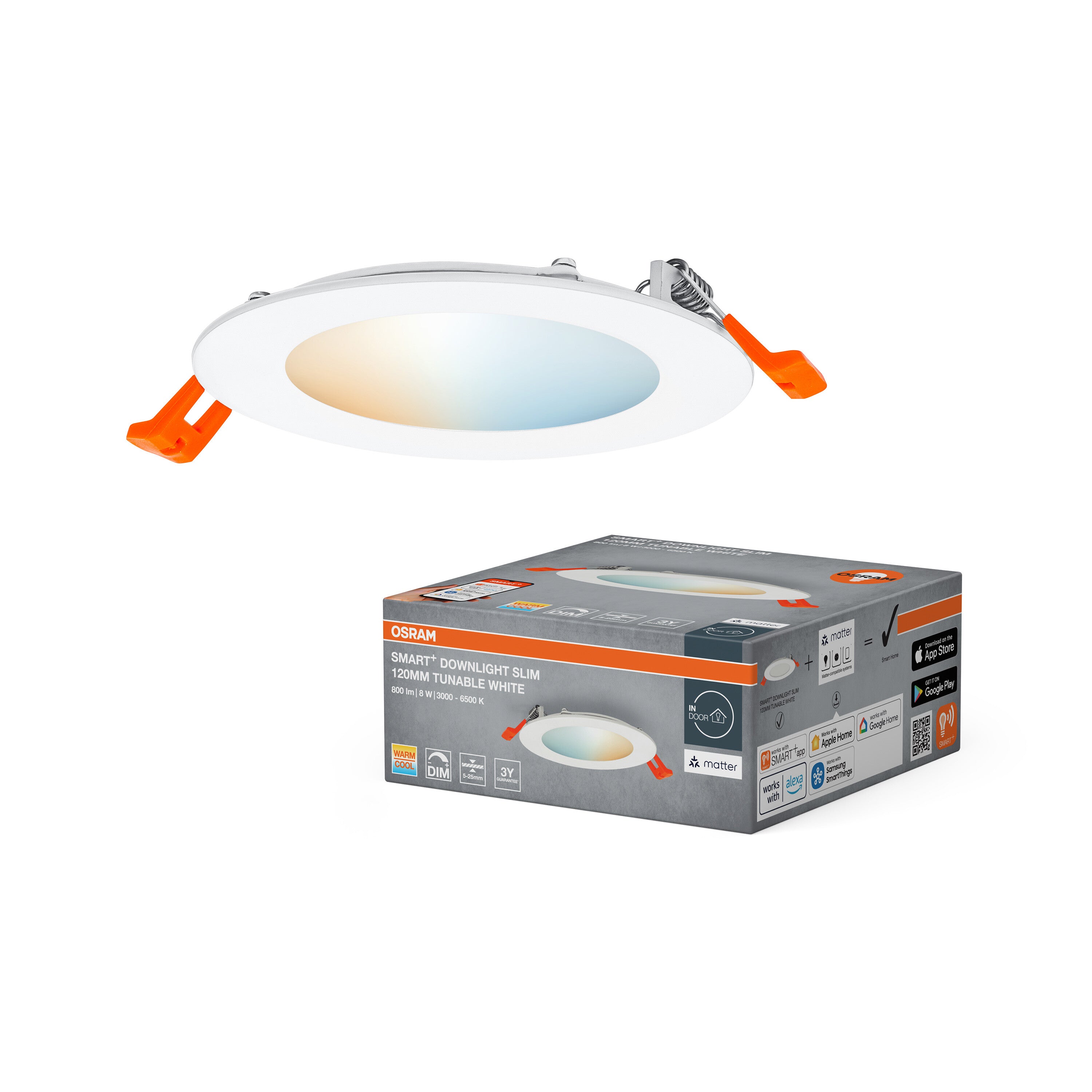 4099854475276 - Chytré podhledové svítidlo Matter, laditelná bílá, 110 ° - Podhledové svítidlo - LEDVANCE e-shop