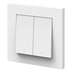 SMART+ Chytrý nástěnný spínač WiFi bílá (2kanálový)