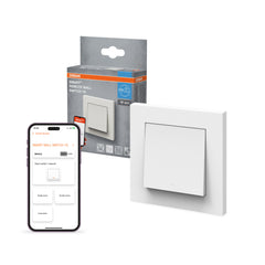 4058075849846 - SMART+ Chytrý nástěnný spínač WiFi bílá (1 tlačítko) - Chytrý ovladač - LEDVANCE e-shop