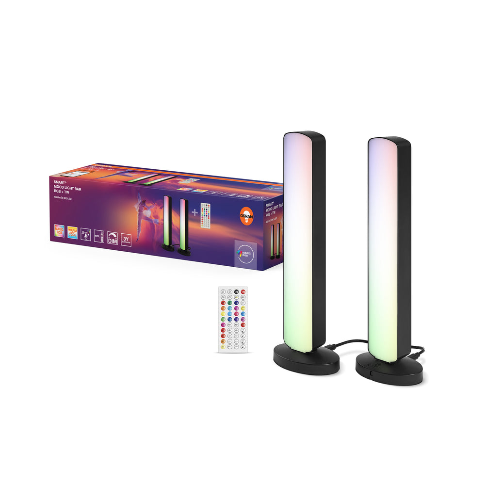 Černá Stolní lampa 8 W Laditelná bílá 90 mm