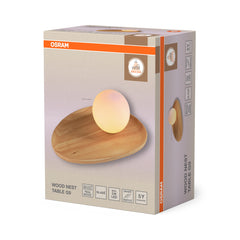 Stojací lampa Decor Wood Nest, hnědá