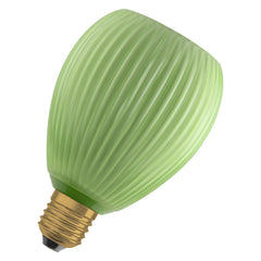 Matná LED žárovka E27 3,5 W DECOR LAMP, zelená, náhrada 28 W