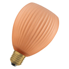 Matná LED žárovka E27 3,5 W DECOR LAMP, oranžová, náhrada 28 W