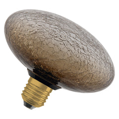 Matná LED žárovka E27 3,5 W DECOR LAMP, hnědá, plochá