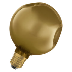 Matná LED žárovka E27 3,5 W DECOR LAMP, zlatá, náhrada 28 W