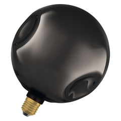 Matná LED žárovka E27 3,5 W DECOR LAMP, černá, velká