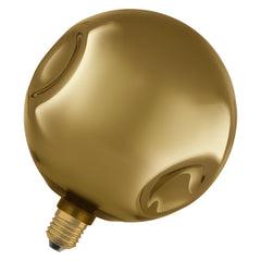 Matná LED žárovka E27 3,5 W DECOR LAMP, zlatá, velká