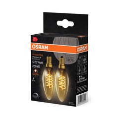 Stmívatelná LED žárovka E14 3,4 W Vintage 1906, teplá bílá