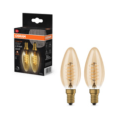4099854606922 - Stmívatelná LED žárovka E14 3,4 W Vintage 1906, teplá bílá - Žárovka - LEDVANCE e-shop