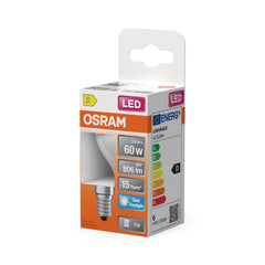 Matná LED žárovka E14 STAR 5,9 W, studená bílá, denní světlo