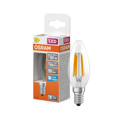 4099854514814 - Průhledná LED žárovka E14 STAR 5,9 W, studená bílá - Žárovka - LEDVANCE e-shop