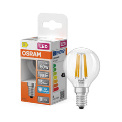 4099854514838 - Průhledná LED žárovka E14 STAR 5,9 W CLASSIC P, studená bílá - Žárovka - LEDVANCE e-shop