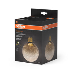 Matná LED žárovka E27 3,5 W DECOR LAMP, hnědá, náhrada 28 W