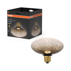 4099854608711 - Matná LED žárovka E27 3,5 W DECOR LAMP, hnědá, plochá - Žárovka - LEDVANCE e-shop