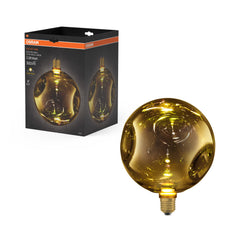 4099854607493 - Matná LED žárovka E27 3,5 W DECOR LAMP, zlatá, velká - Žárovka - LEDVANCE e-shop