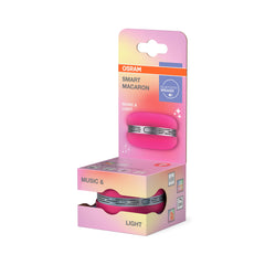 MAKRONKA Chytrý bluetooth reproduktor růžový s RGB osvětlením