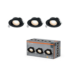 4099854595677 - Vestavný LED reflektor nastavitelný 120°, teplá bílá, černá - Podhledové svítidlo - LEDVANCE e-shop