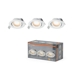 4099854595653 - Vestavný LED reflektor nastavitelný 120°, teplá bílá, bílá - Podhledové svítidlo - LEDVANCE e-shop