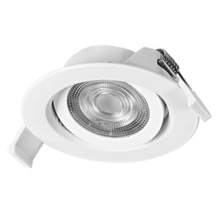 Vestavný LED reflektor nastavitelný, teplá bílá, bílá