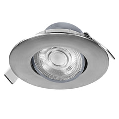 Vestavný LED reflektor nastavitelný plastová, teplá bílá, nikl