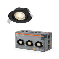 4099854595868 - Vestavný LED reflektor jednoduchý DIM, teplá bílá, černá - Podhledové svítidlo - LEDVANCE e-shop