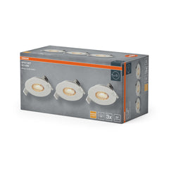 Vestavný LED reflektor, teplá bílá, bílá
