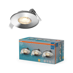 4099854596100 - Vestavný LED reflektor DIM IP65, teplá bílá, chrom - Reflektor - LEDVANCE e-shop