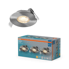 4099854595967 - Vestavný LED reflektor DIM IP44 36°, teplá bílá, saténový nikl - Reflektor - LEDVANCE e-shop