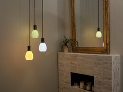 Matná LED žárovka E27 3,5 W DECOR LAMP, zelená, náhrada 28 W