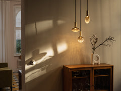 Matná LED žárovka E27 3,5 W DECOR LAMP, hnědá, náhrada 28 W