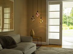 Matná LED žárovka E27 3,5 W DECOR LAMP, černá, velká