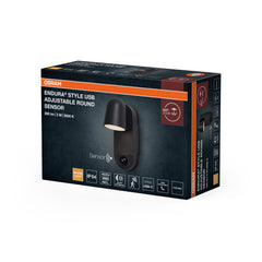 Venkovní svítidlo ENDURA® Style USB nastavitelný, teplá bílá, 100 °