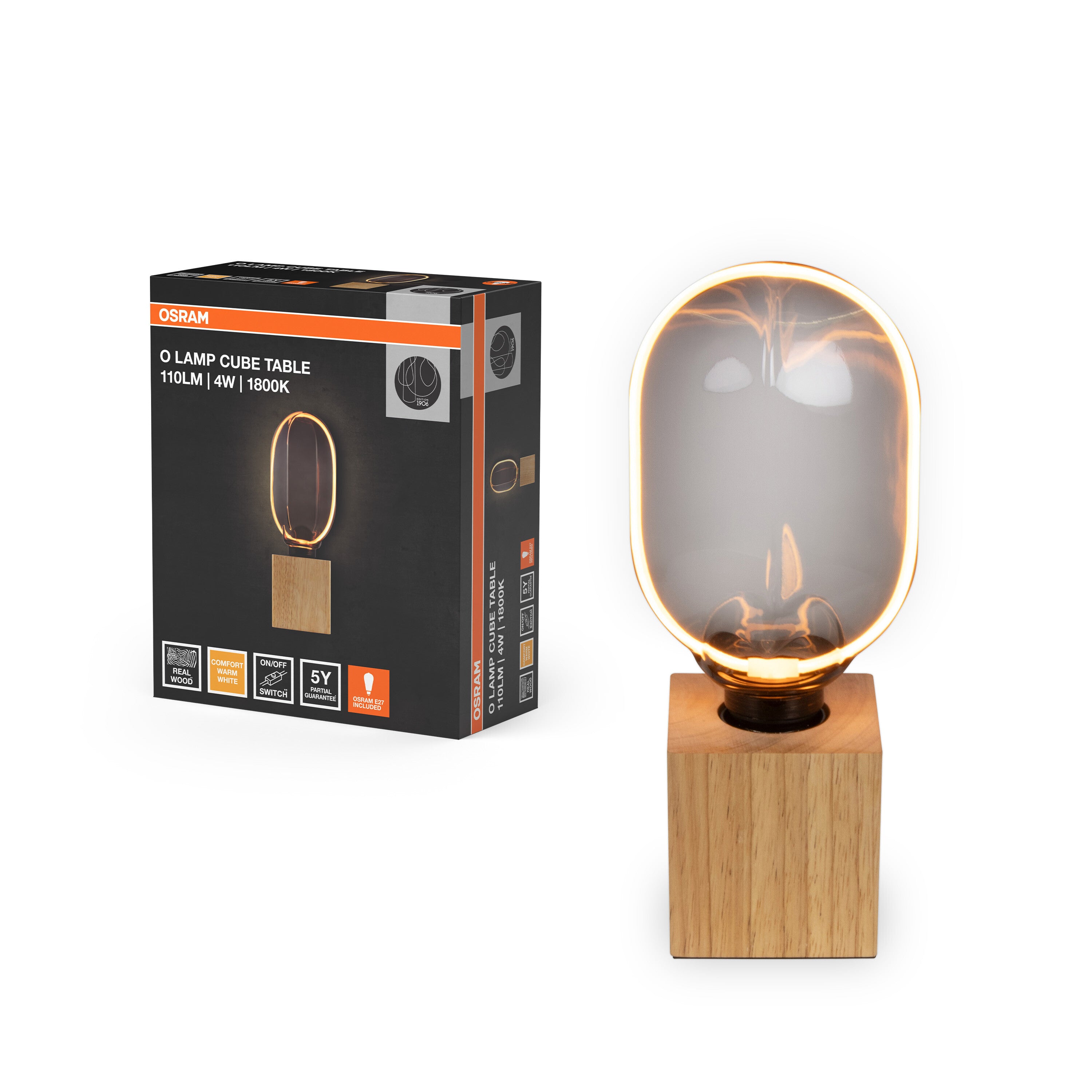 4058075857698 - Stojací lampa Vintage 1906 Table Luminaire, teplá bílá - Stolní lampa - LEDVANCE e-shop