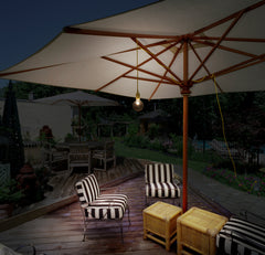 Venkovní svítidlo ENDURA® Decor přenosný závěsný, šedá, teplá bílá