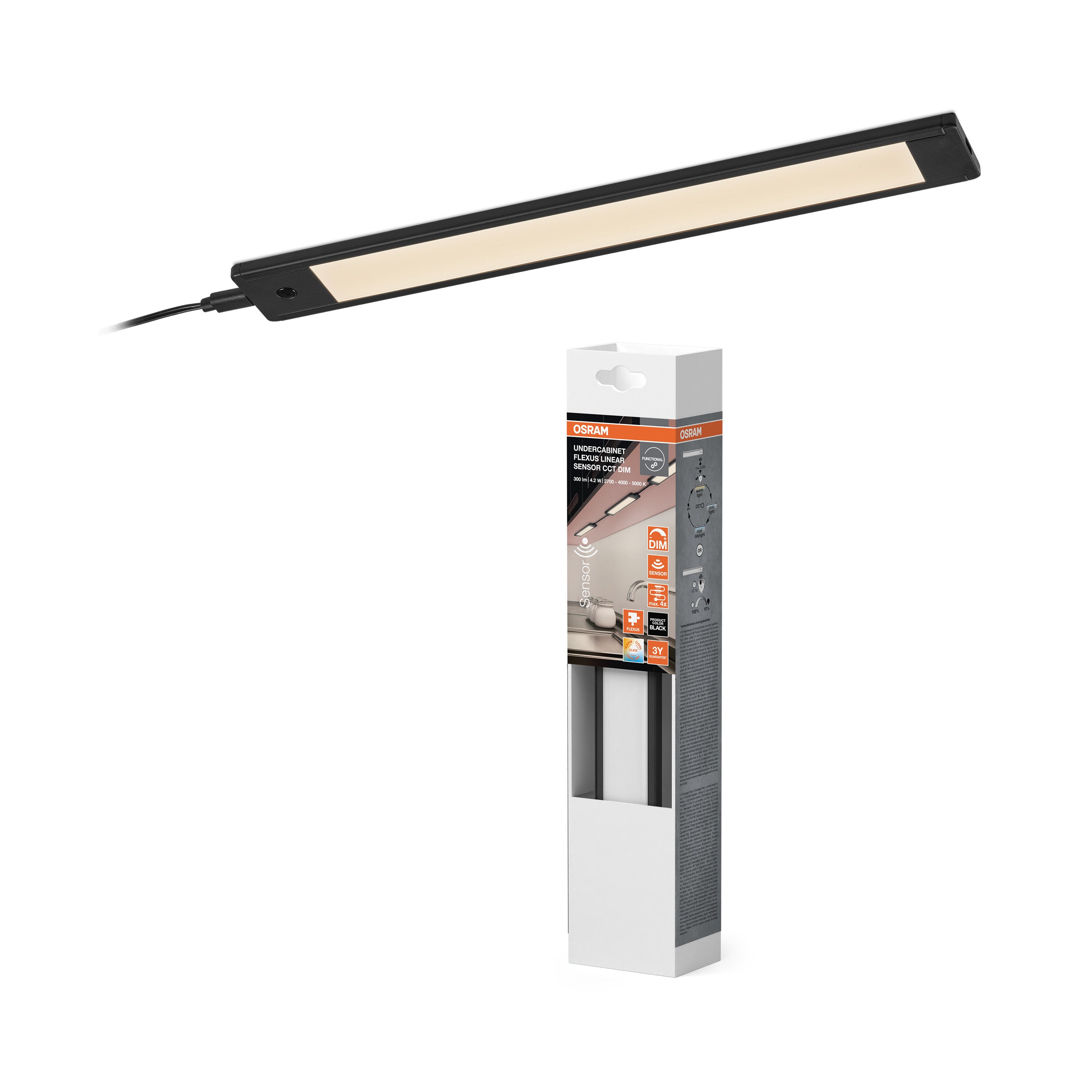 4099854628078 - Podlinkový LED pásek Flexus, laditelná bílá - Podlinkové svítidlo - LEDVANCE e-shop
