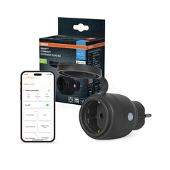 4099854419249 - SMART+ Chytrá venkovní zásuvka Matter přes WiFi černá - Zásuvka - LEDVANCE e-shop