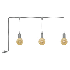 ENDURA® Decor přenosný závěsný, šedá, teplá bílá, 300 °, 4,00 W