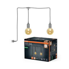 4099854724732 - ENDURA® Decor přenosný závěsný, šedá, teplá bílá, 300 ° - Venkovní dekorativní svítidlo - LEDVANCE e-shop