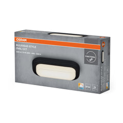 Stropní svítidlo Bulkhead Style, černá, laditelná bílá, 24,00 W