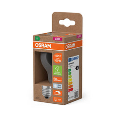 Průhledná LED žárovka E27 7,2 W CLASSIC A, studená bílá