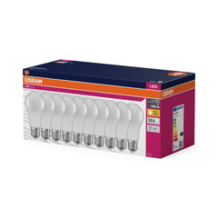 Matná LED žárovka E27 10 W CLASSIC A, teplá bílá, náhrada 75 W