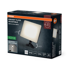 Venkovní reflektor ENDURA® nastavitelný, 120 °, černá, 50,00 W