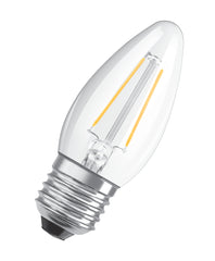 Stmívatelná LED mini svíčková žárovka E27 4,8 W CLASSIC B, teplá bílá