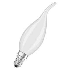 Atypická LED matná stmívatelná žárovka E14 4 W CLASSIC BA, teplá bílá